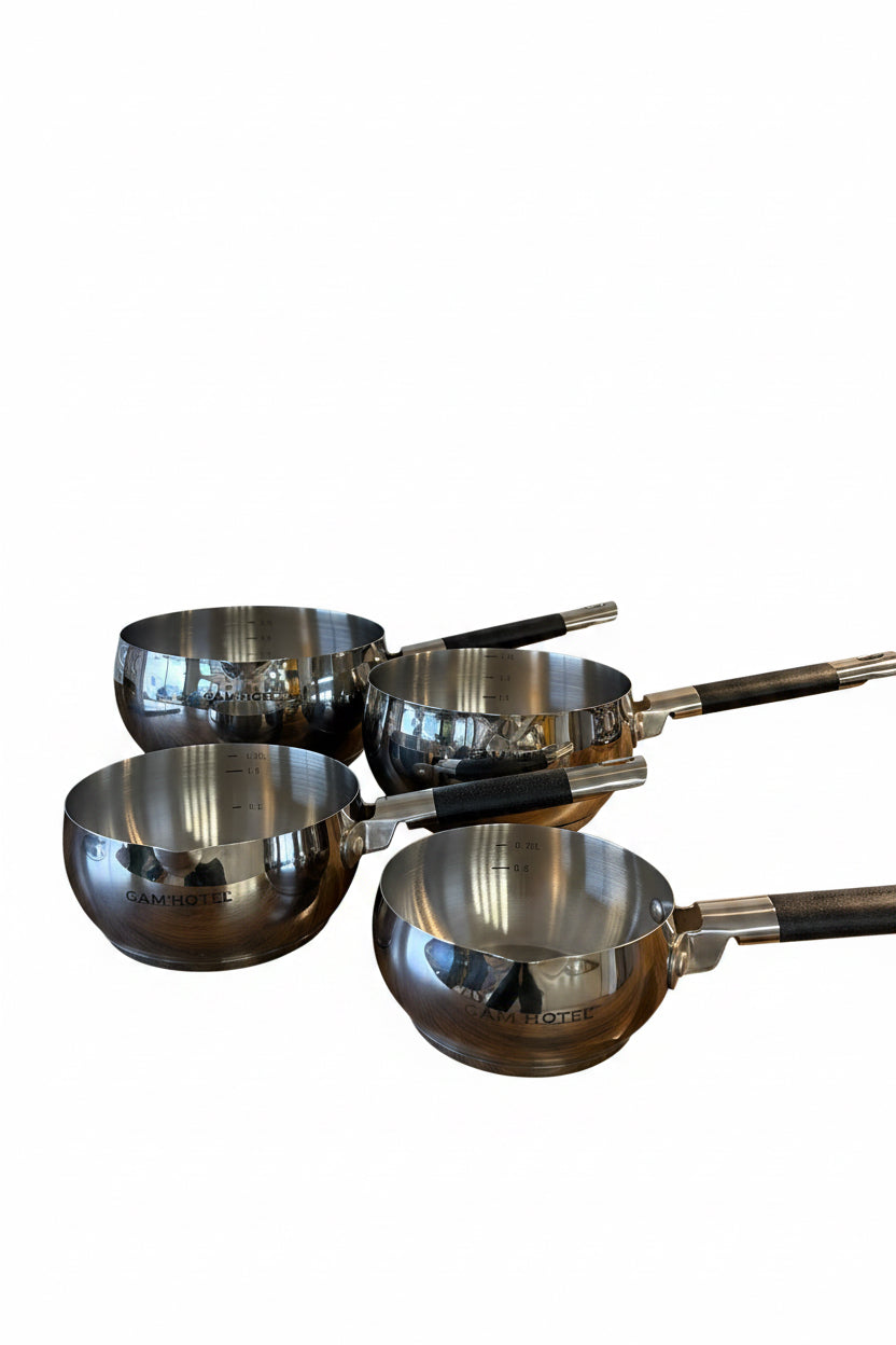 Lot de casseroles inox