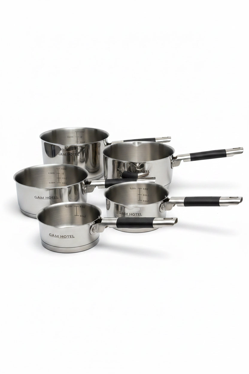 Lot de casseroles inox